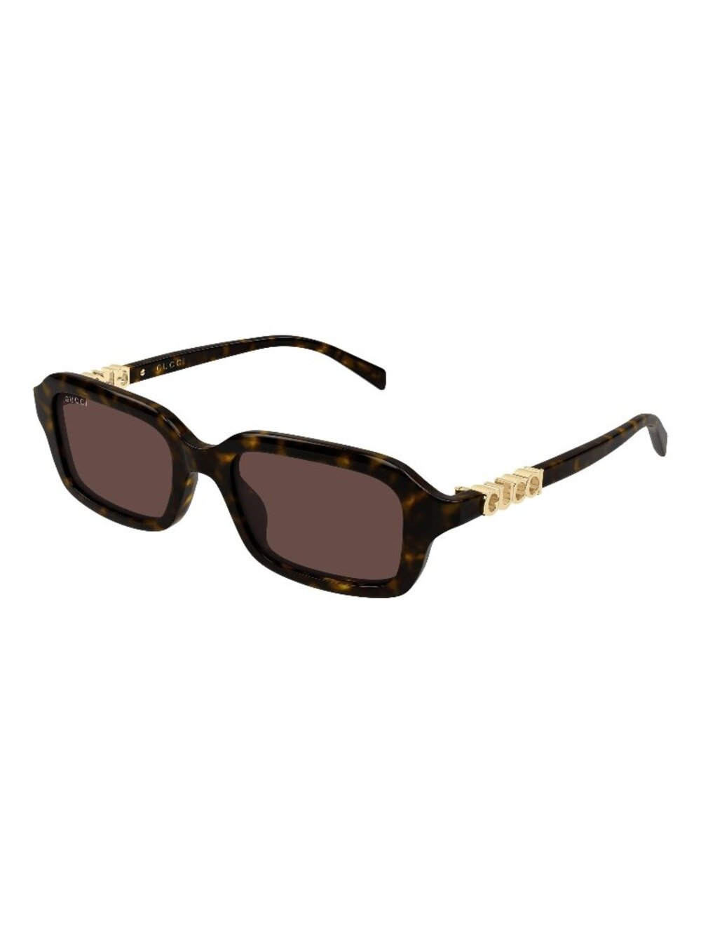 New Gucci Women's Sunglasses Havana Brown Lens Acetate Frame GG2152S 002 50